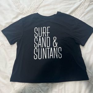 Crop Graphic Tee - Size M